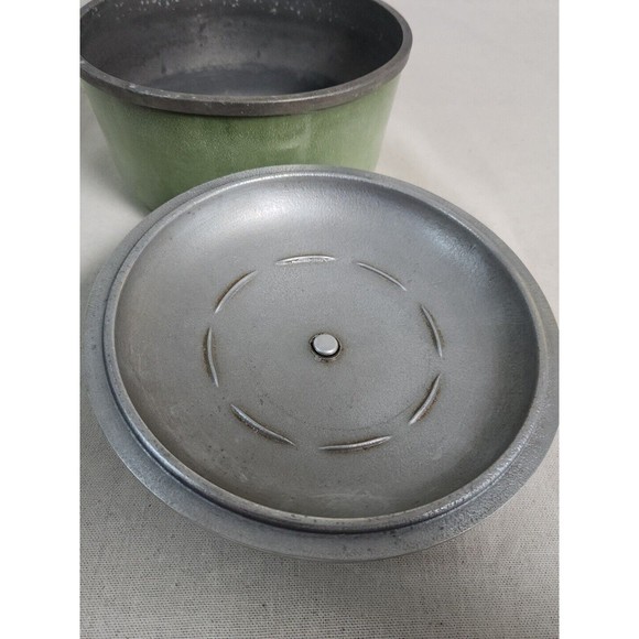 1.5 qt Vintage Club Sauce pan Aluminum Avocado Green 1-1/2 Quart Pot with Lid - Picture 7 of 11